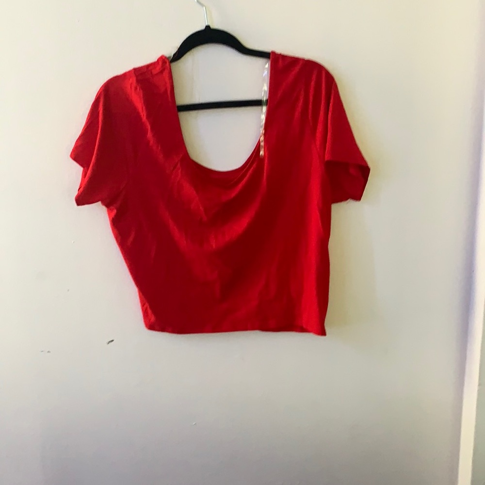 Red Crop Top